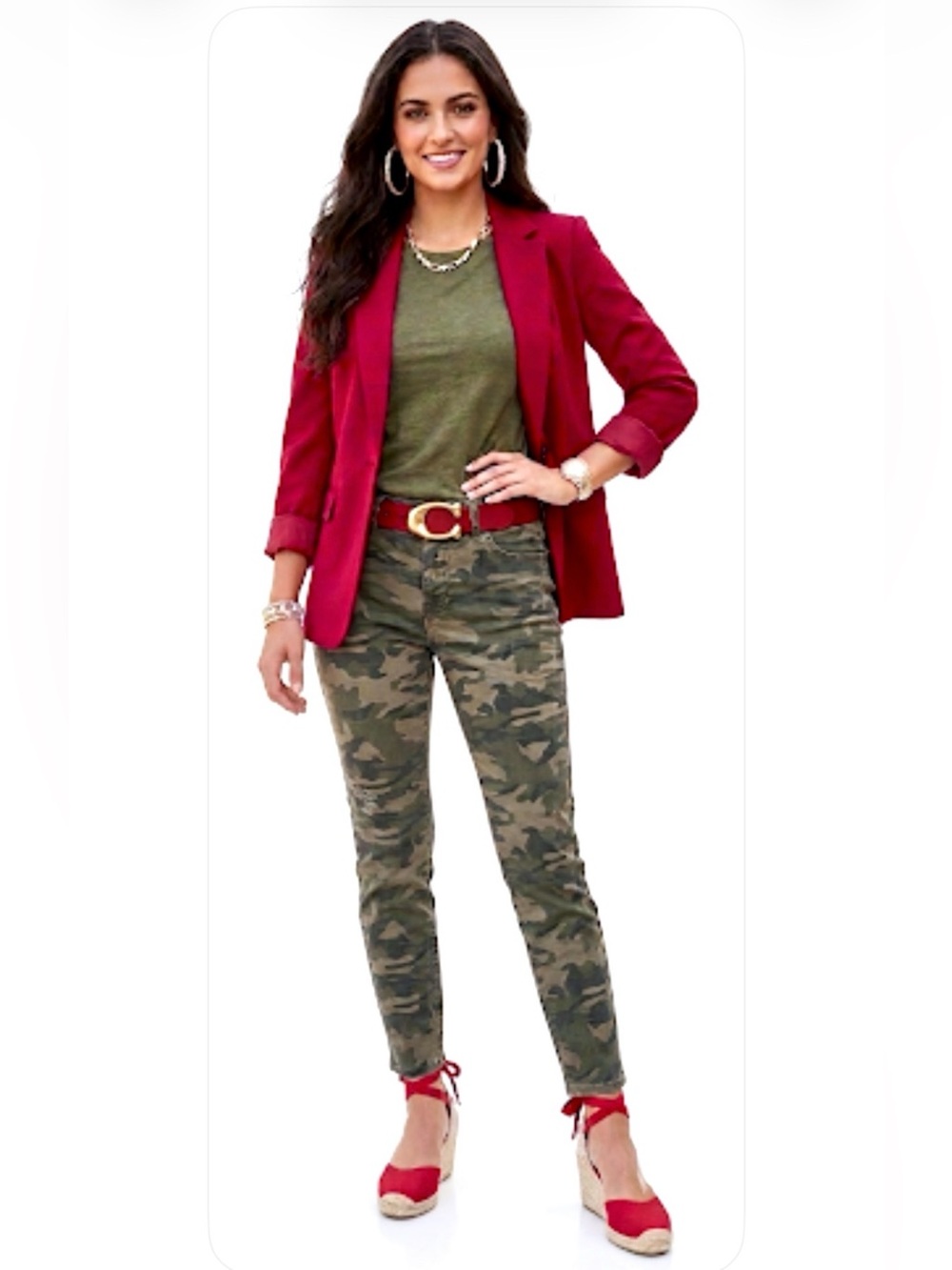 SUPER CUTE UNIVERSAL THREAD GREEN CAMO STRAIGHT LEG PANTS